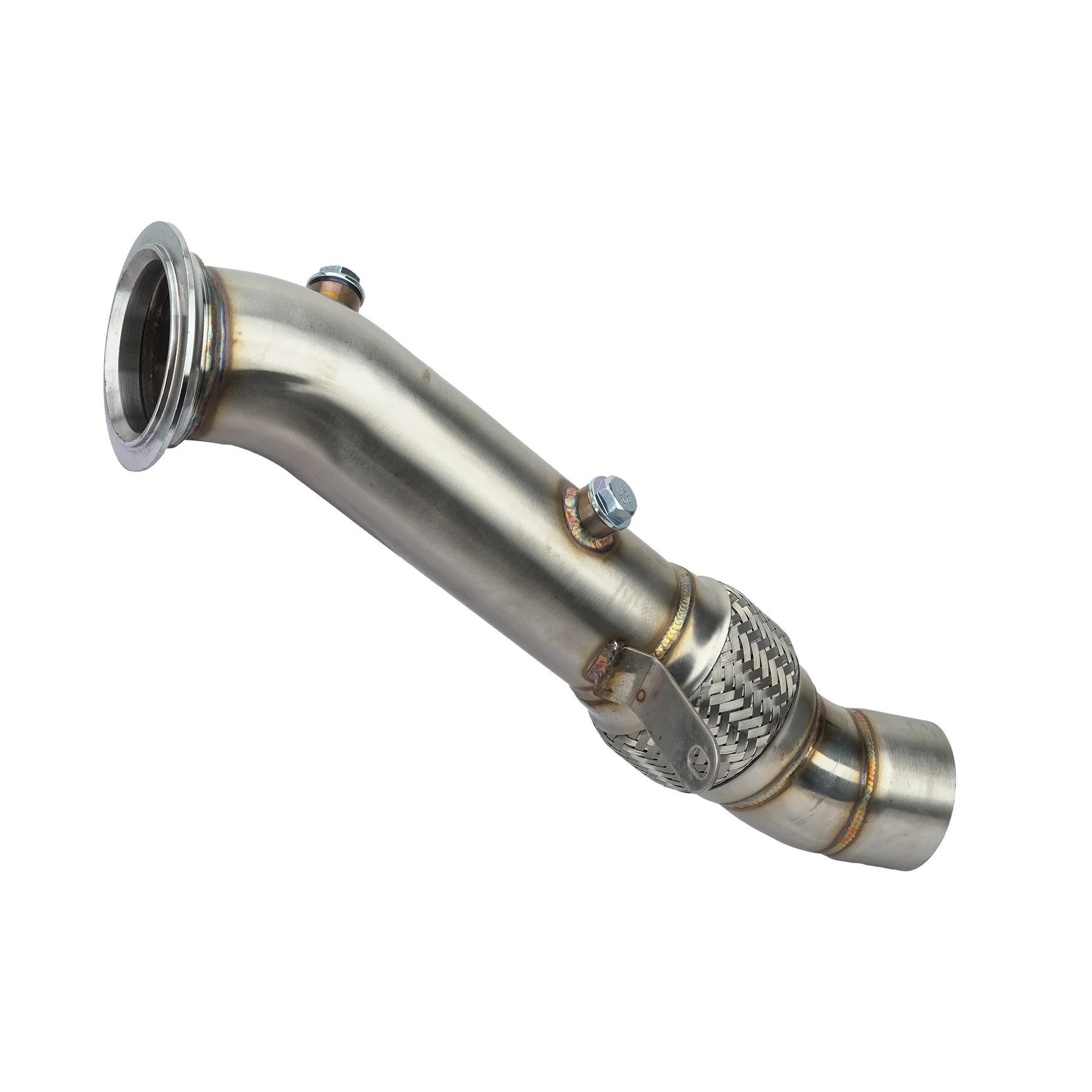N55 Downpipe 3,5 Zoll für BMW 2010–2015 F06 F07 F10 F11 F12 F13 535i 640i 740Li F01 35iX Turbo Catless Auspuff Catless Downpipe Image
