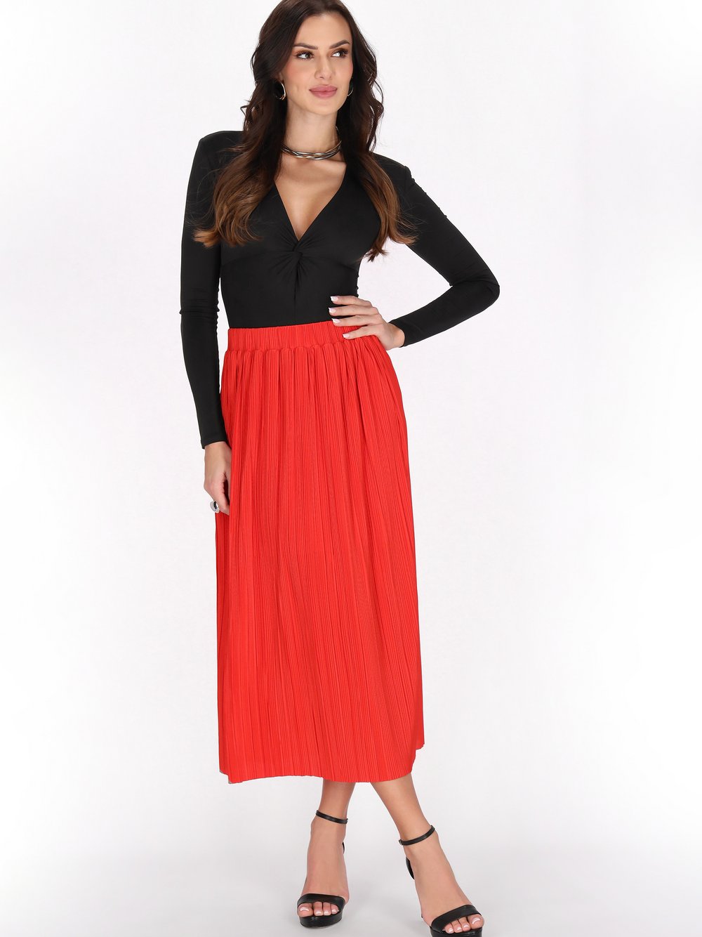 Faina Rock Damen rot, L