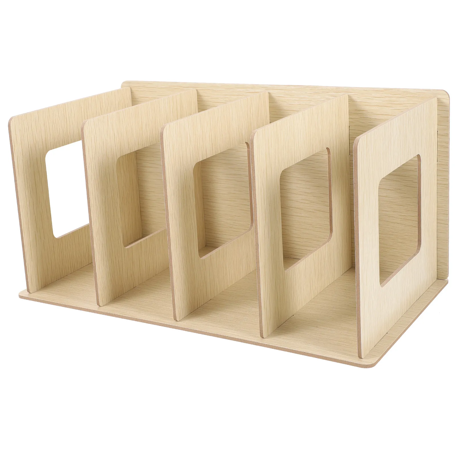 Schallplatten-Organizer für Schreibtisch und Regal, Aufbewahrung für Bücher, Schallplatten und CDs, Ständer und Regal