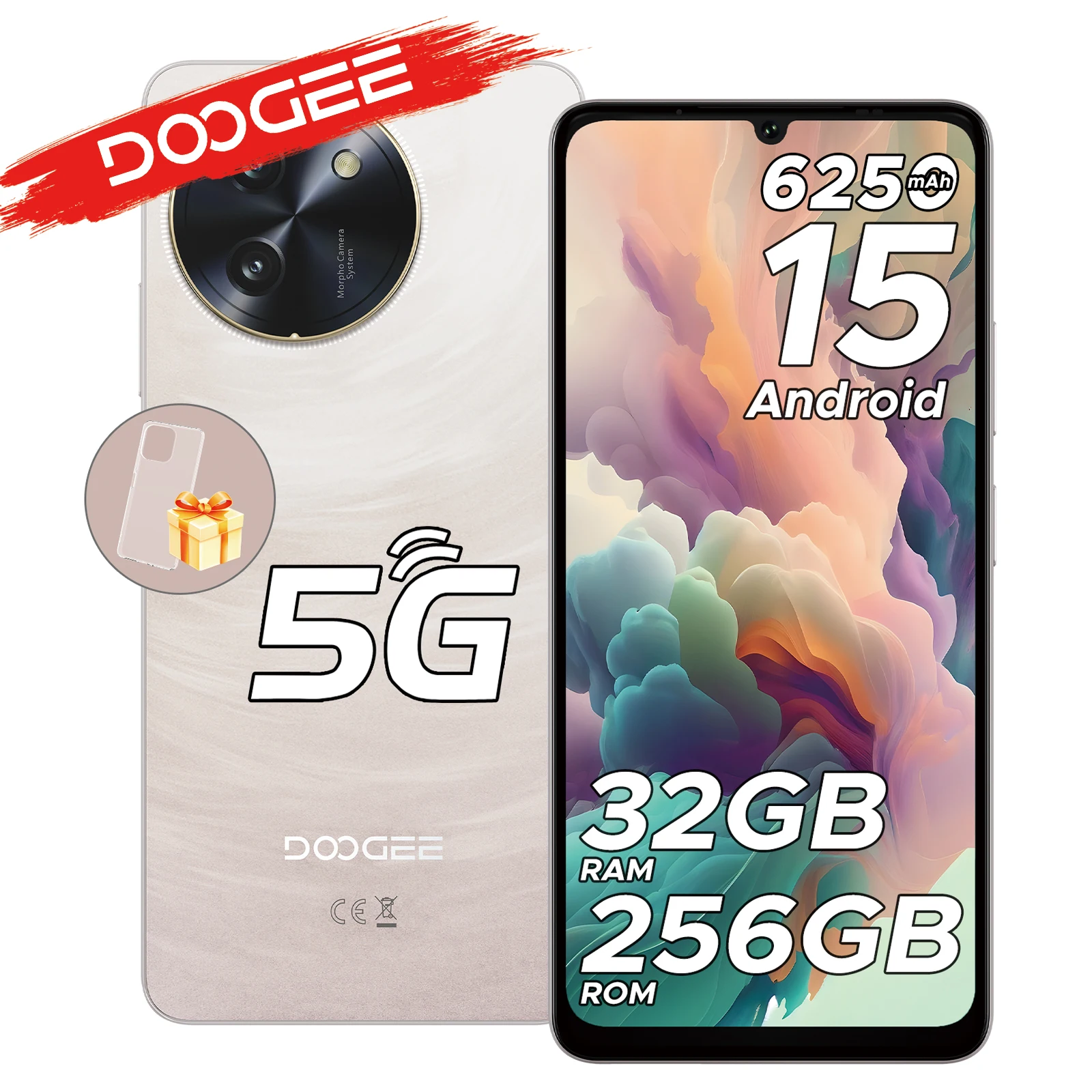 DOOGEE Note59 Pro Android Smartphone 15 5G HD Mobiltelefon 32 GB RAM 256 GB ROM Akku mAh Globale Version Image