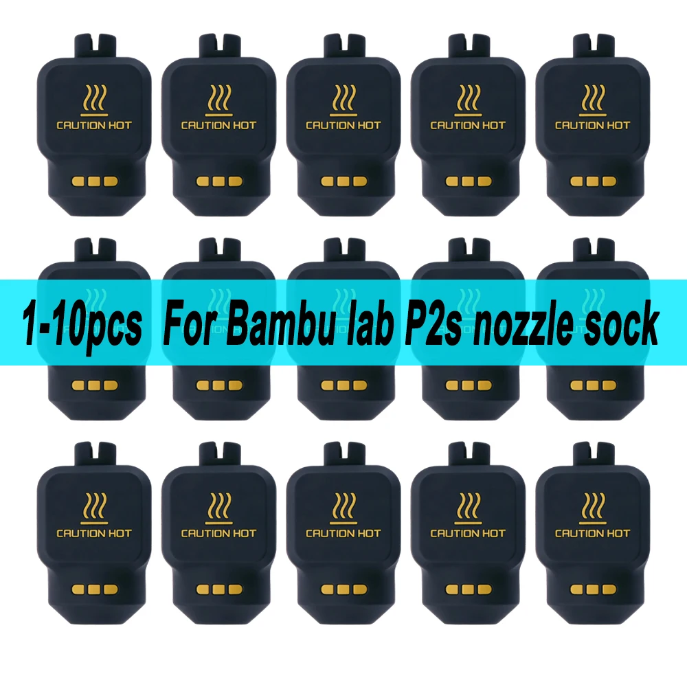 Hochwertige Silikonsocke für Bambu Lab P2S Düse Silikonsocke Hotend Schutzhülle für BambuLab P2S Hotend Zubehör Image