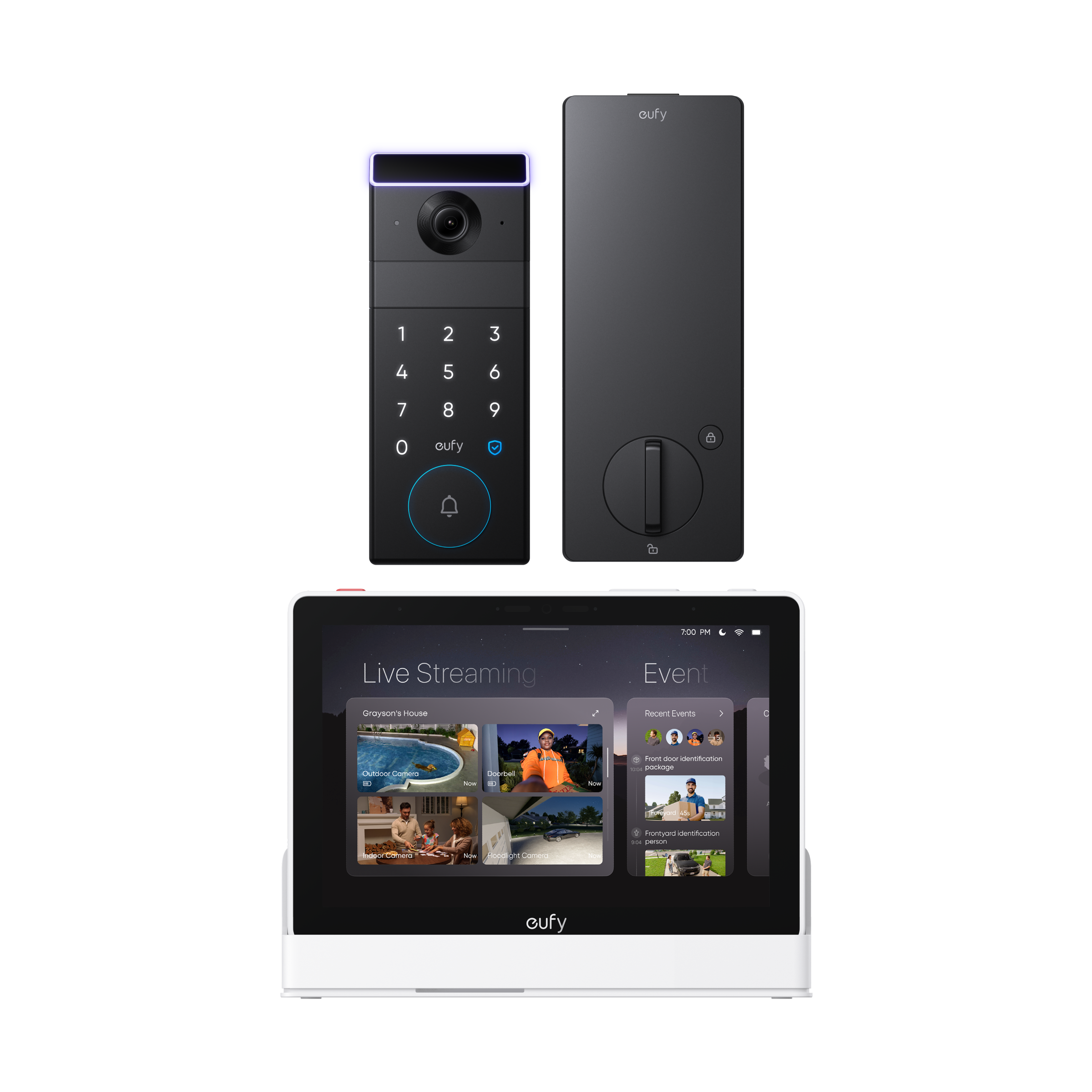 eufy Familock S3 + Smart Display E10 White