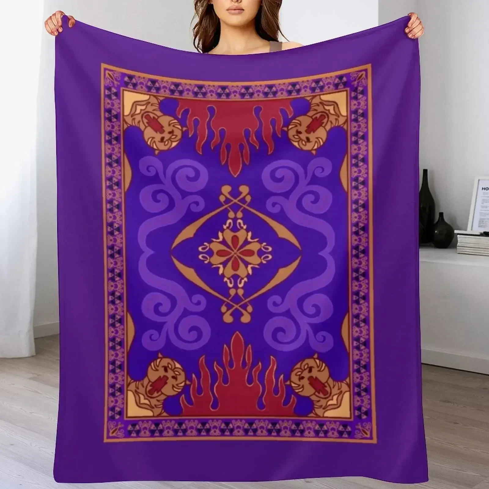 Aladdin Magic Carpet Überwurfdecke, perfekt für Sofa oder Bett, Heimtextilien Image