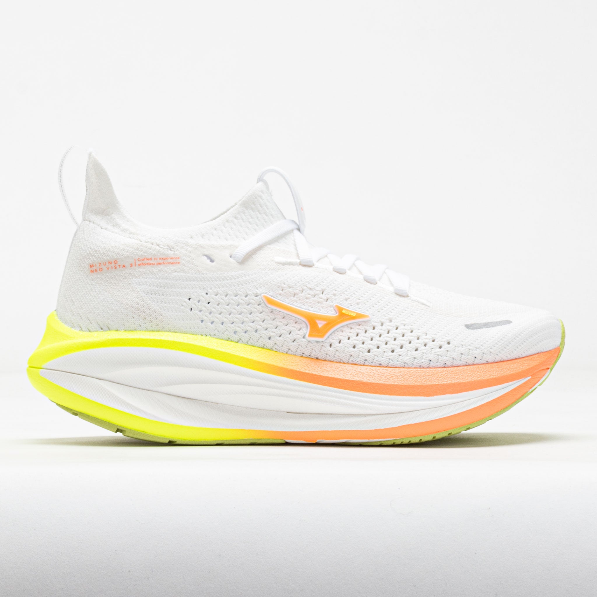 Mizuno Neo Vista 3 Women's Running Shoes White/Flamingo Coral - Holabird Sports