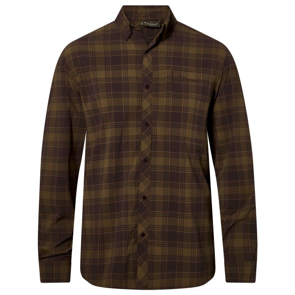 Pinewood - Abisko Trekking Insectsafe L/S Shirt - Hemd Gr S braun