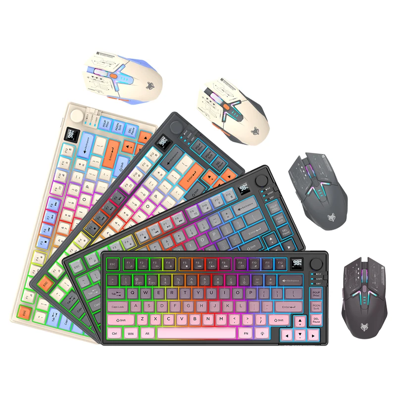 K920 USB Kabelgebundenes Gaming-Tastatur-Maus-Set Beleuchtete Desktop/Laptop Tastatur für Zuhause und Büro für Damen und Herren Image