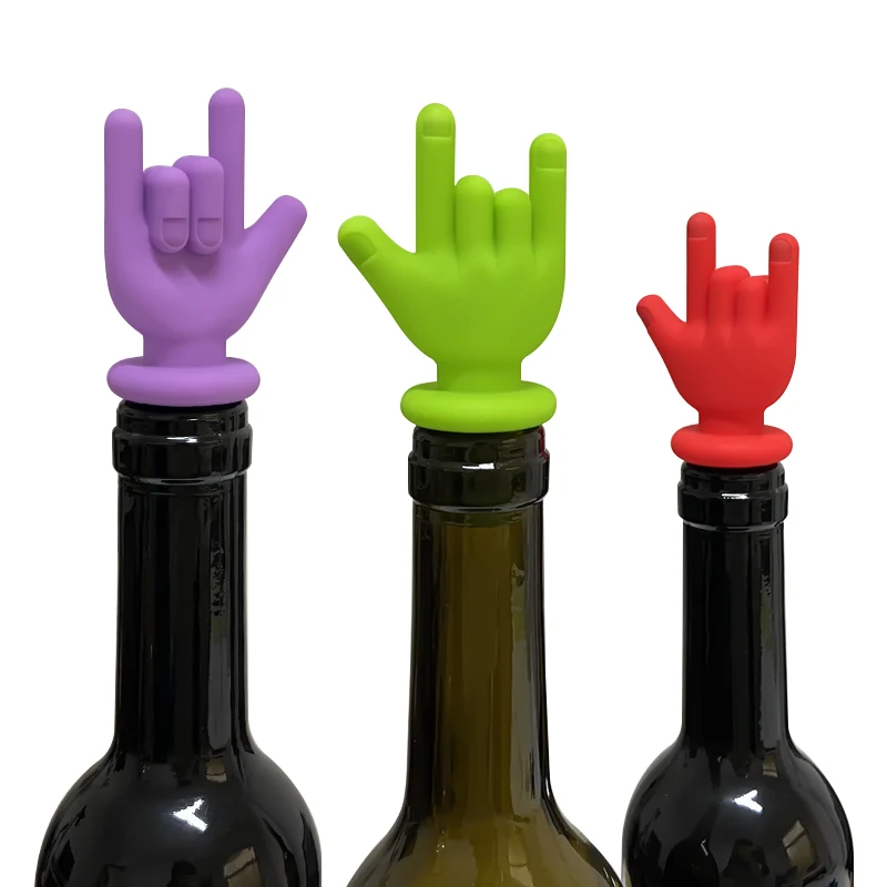1 bouchon de bouteille de vin en silicone souple, hermétique, pour garder le vin et le champagne frais
