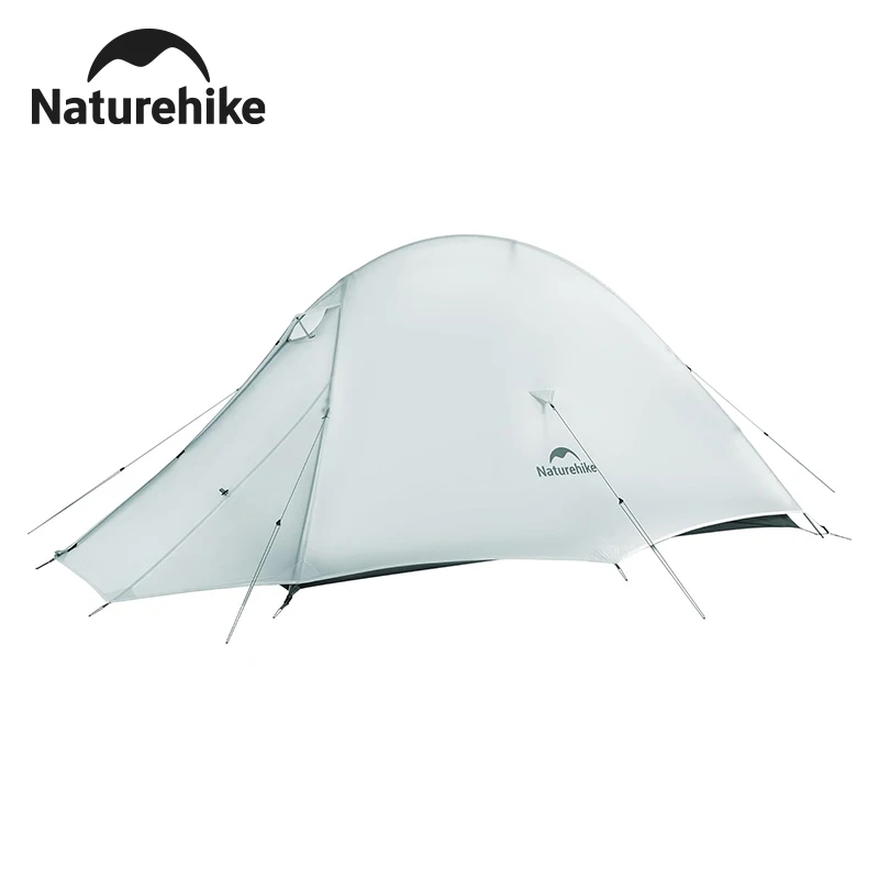 Naturehike Cloud Up UL 1/2-Personen-Zelt, 15D Nylon, ultraleichtes Campingzelt, doppellagiges, wasserdichtes Rucksackzelt, Outdoor-Wanderzelt Image