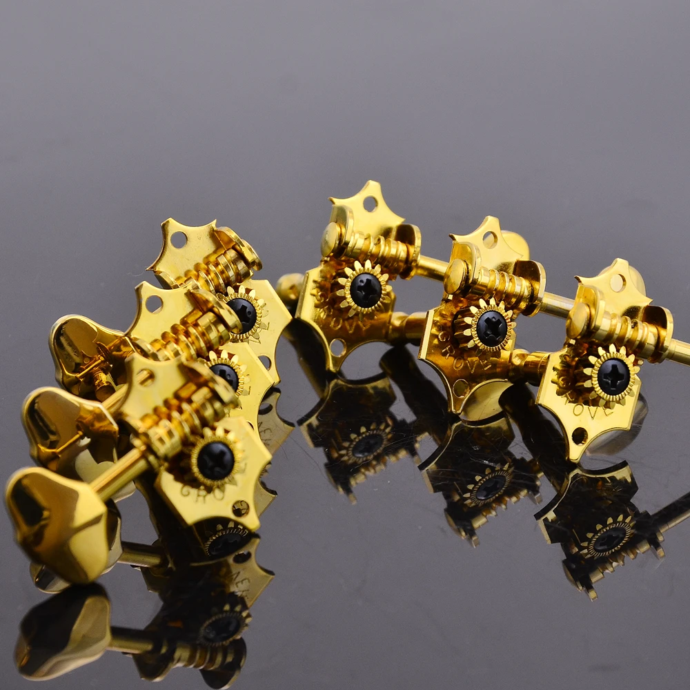 1 Set Original Original Vintage Gitarren-Mechaniken Mechaniken Gold Image