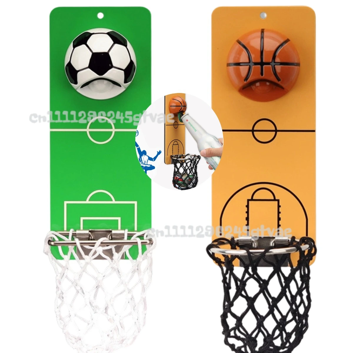 2026 Kreativer Magnetischer Kühlschrankaufkleber Fußball-Flaschenöffner Wandmontierter Bierflaschenöffner Fußball-Fan-Essentials Souvenir Image