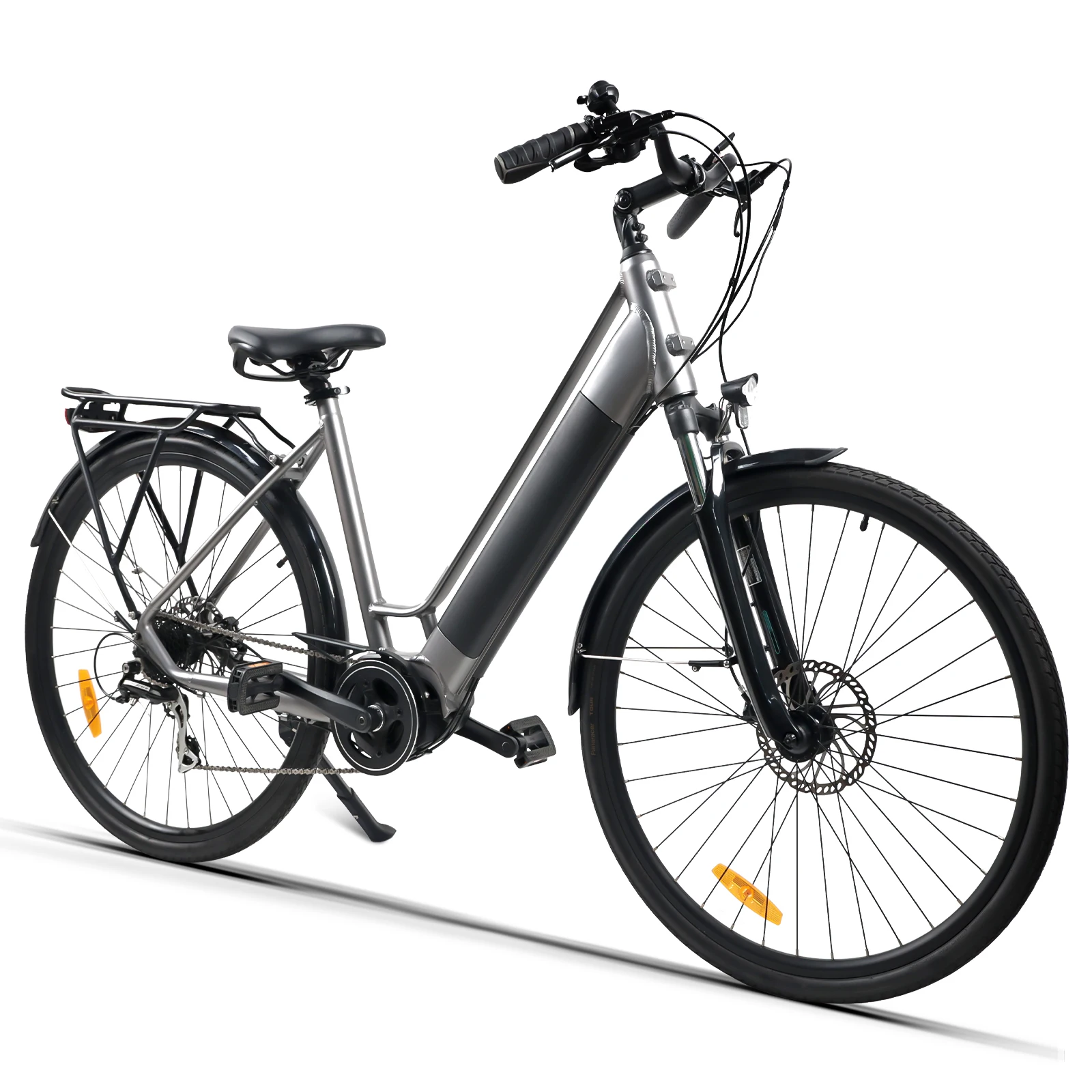 [Im Angebot] E-Bike für Erwachsene mit BAFANG M200 Mittelmotor, 250W, 36V, 13Ah, 468Wh Akku, Pendler-Elektrofahrrad, 28-Zoll/700C Reifen, City-E-Bike Image