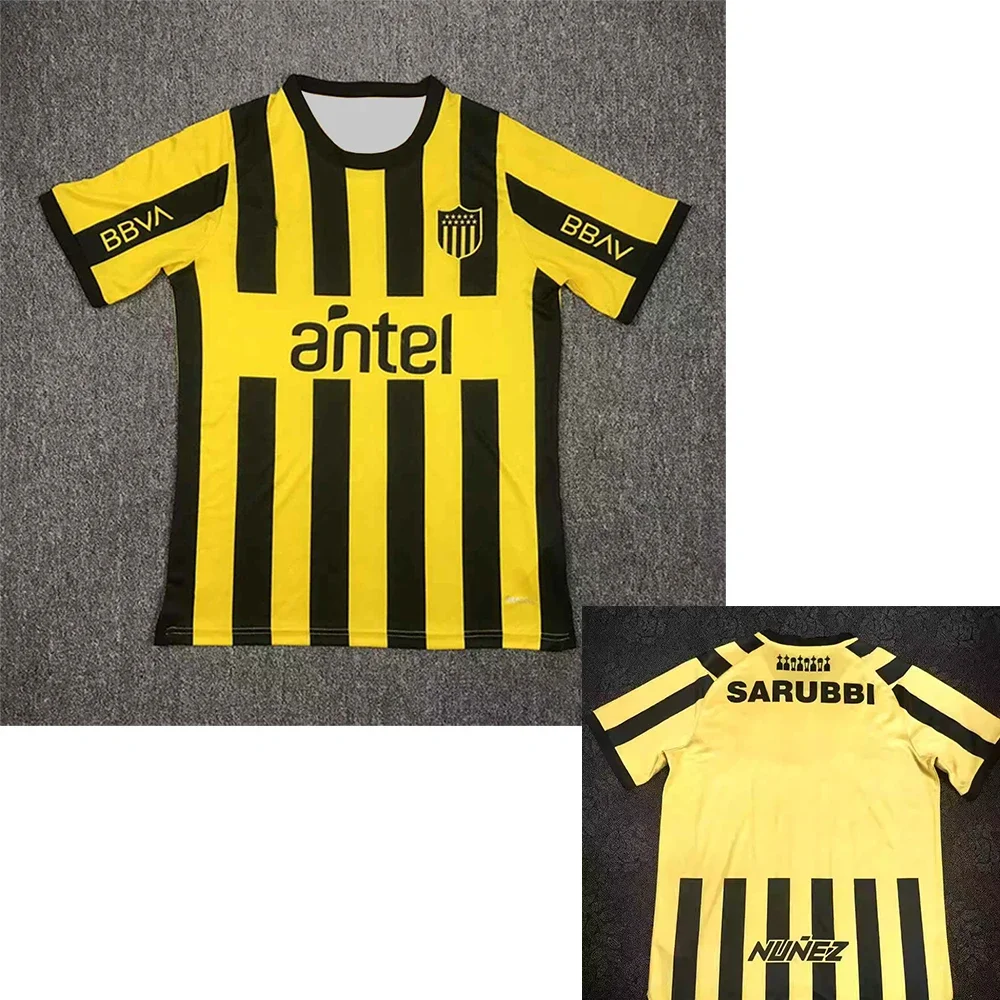 Maillots de foot Penarol 24-25 domicile et extérieur à manches courtes pour hommes – Nouveaux hauts d'été non populaires