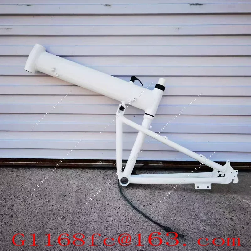 26/27,5-Zoll Faltbarer Mountainbike-Rahmen aus Aluminiumlegierung, Kompatibel mit DIY-Montierten Lithium-Elektrofahrrädern Image