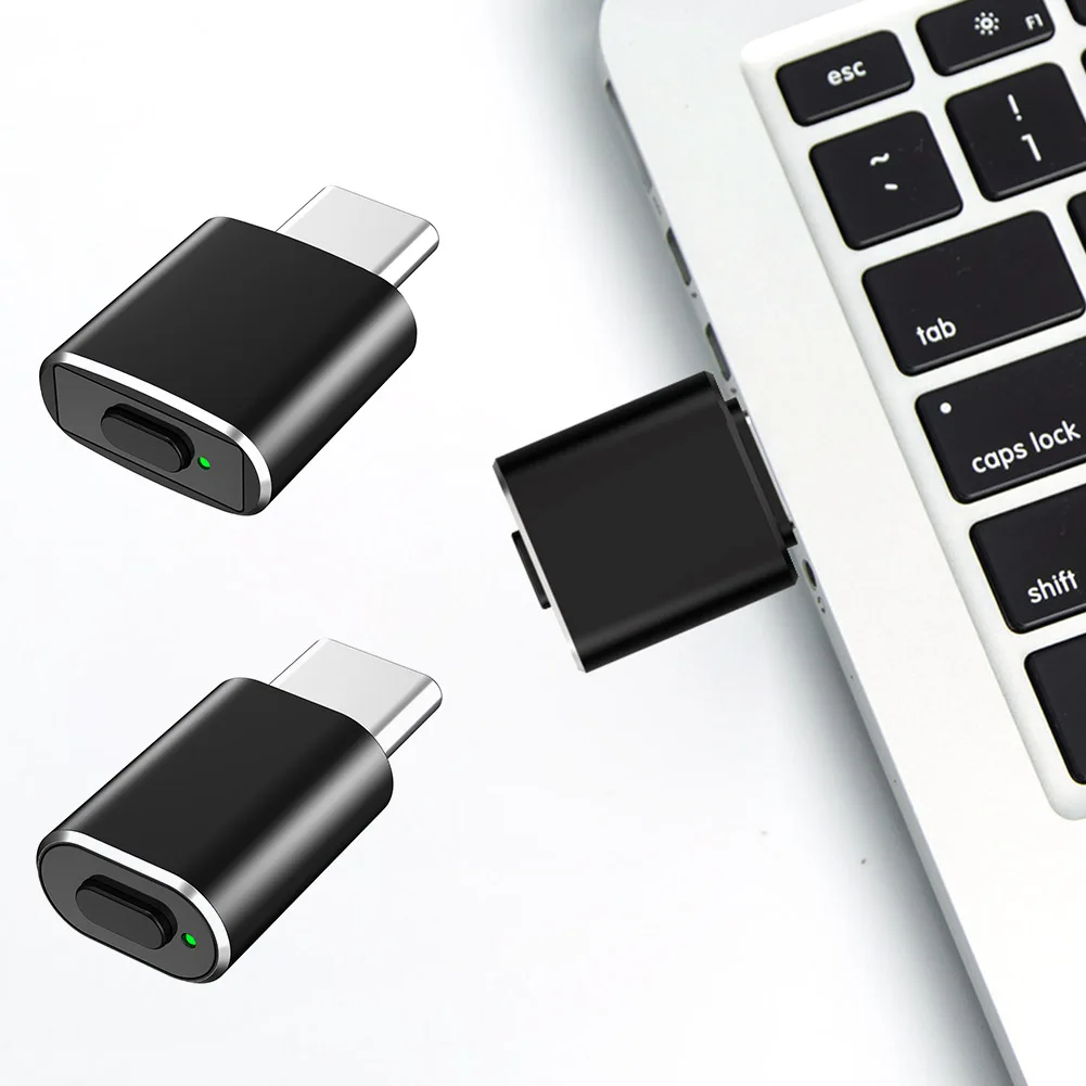 USB-C-Metall-Maus-Mover, 3 Wackelmodi, nicht erkennbar, automatischer Wiggler, treiberfreies Maus-Bewegungsgerät, Plug-and-Play-PC-Zubehör Image