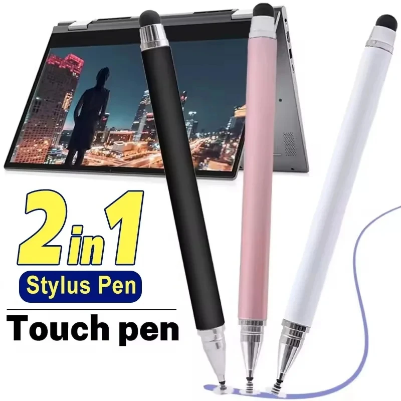Tablet-Stift Zeichenstift Touchscreen-Stift 2-in-1 Stylus für iPhone iPad Tablet Kapazitiver Touchstift für Samsung Android-Telefon Image