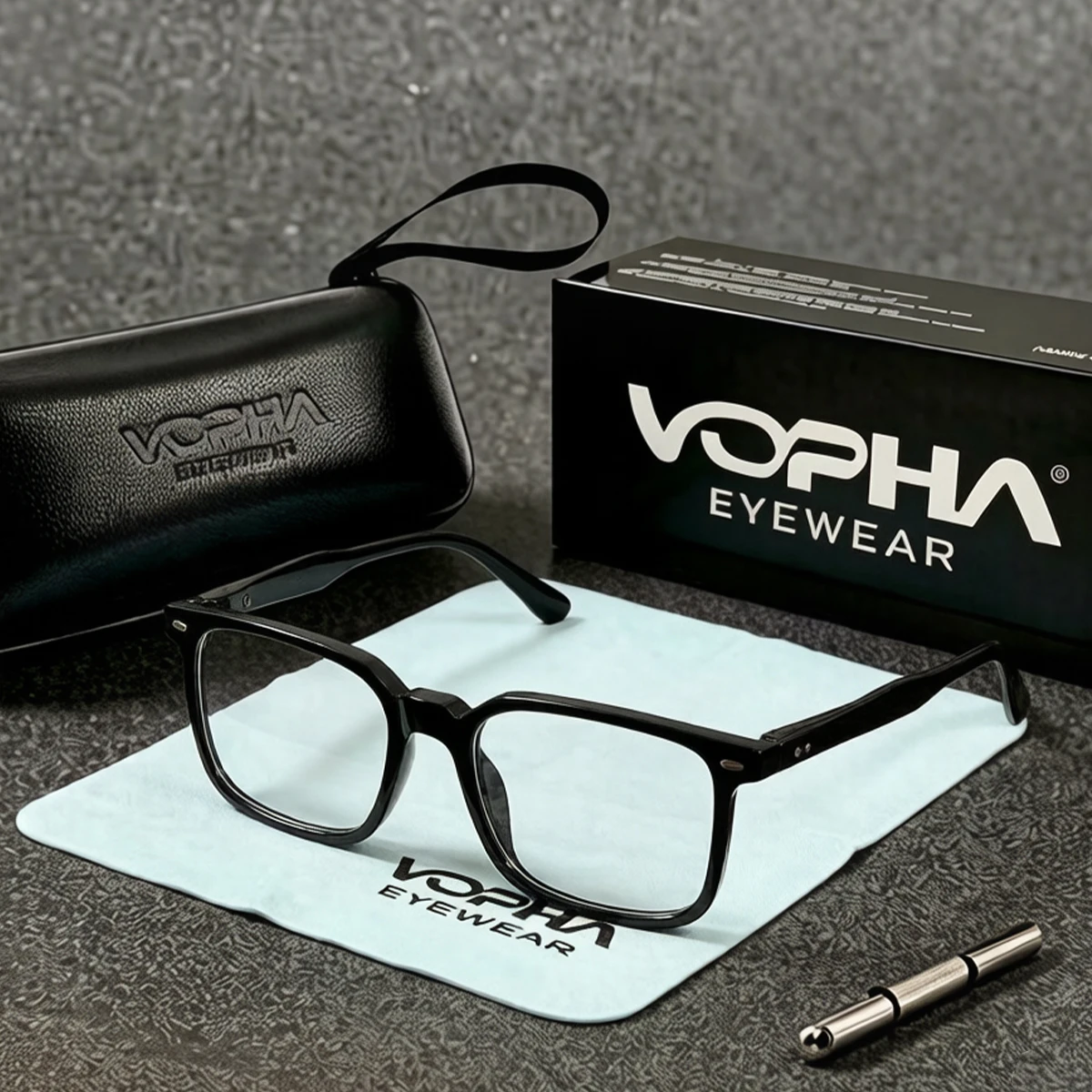 Oprah Style Lesebrille für Damen und Herren, quadratische Computer-Lesebrille mit Federscharnier, +1,0 bis +3,0 L78 Image