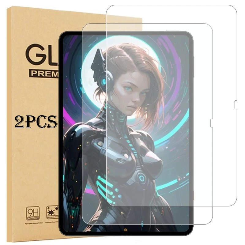 2PCS gehärtetes Glas Schutzfolie für RedMagic 3Pro Bildschirm 9H HD Film Anti Scratch HD Arcuate Film für Gaming 9,06" Tablet Schutz Image