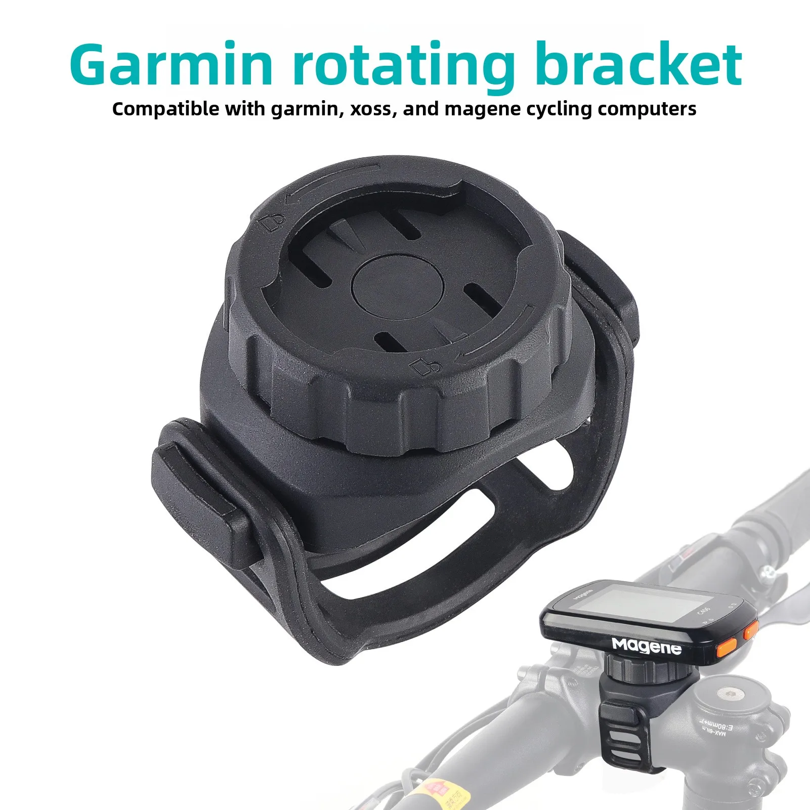 Support de montage de compteur de Code de vélo, support de compteur de Code rotatif adapté au siège de compteur de Code Jiaming, Base de feu arrière Jiaming