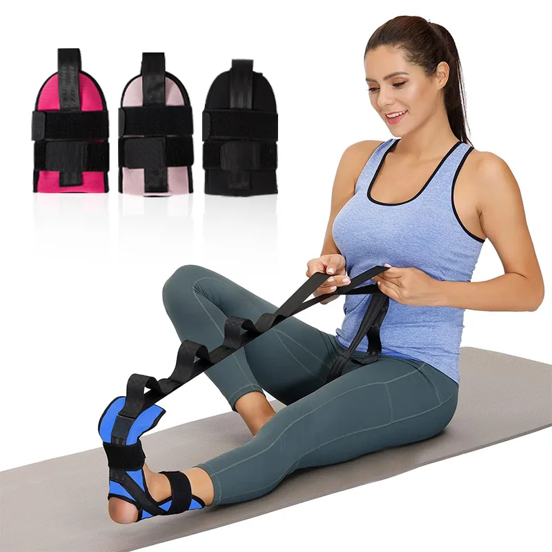 Beinstreckband Flexibilitäts-Dehnungsband Rehabilitations-Fitnessband Plantarfasziitis-Trainingsgürtel Fußpflege Image