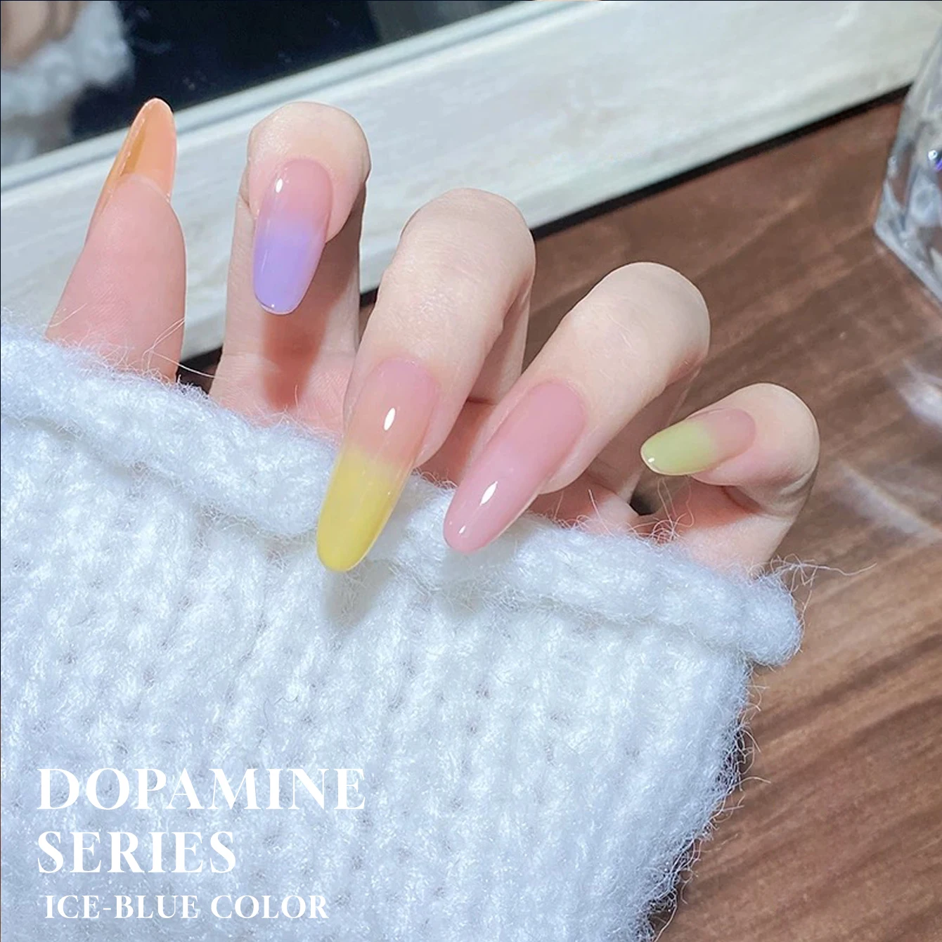 MIANEL 12ML 1-6 STÜCK 2026 Neuerscheinung Jelly Dopamine Candy Gel Nagellack - Mehrfarbiger Nude Sheer Finish Bestseller Image