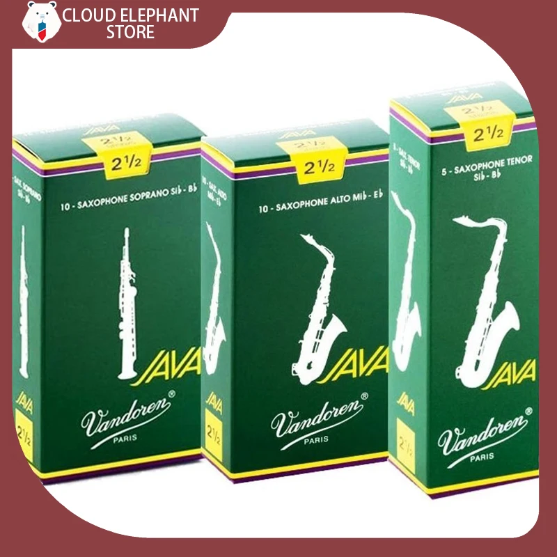 Bestseller Vandoren Green Box Altsaxophon-Blätter 10 Stück / Tenorsaxophon-Blätter 5 Stück 2.0/2.5/3.0 Musikinstrument-Zubehör Image