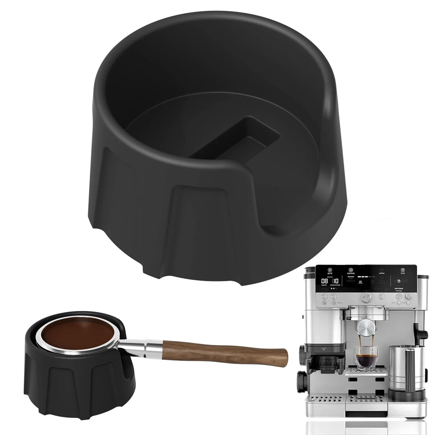 OANKR Siebträgerhalter Kompatibel mit Ninja Espressomaschine, Espresso-Tampingstation für Ninja Luxe Kaffeemaschine Image