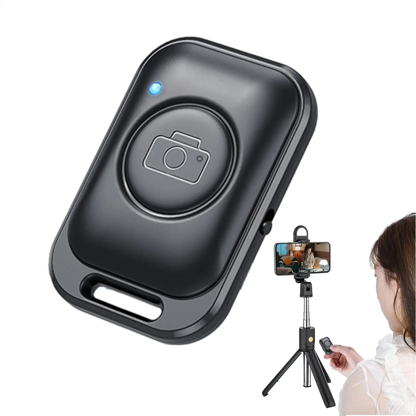 Bluetooths Phone Camera Remote Mini Smartphone Selfie Clicker Shutter Controller Wireless Photo Button Universal For Smartphones
