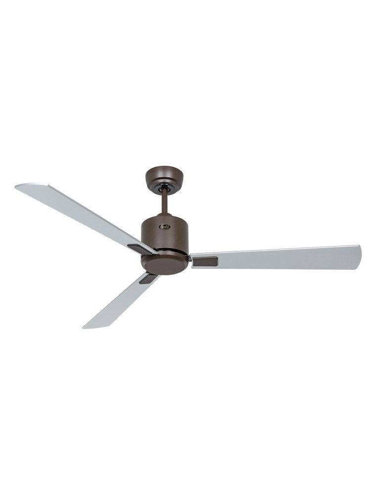 casafan eco neo III 132, ventilator ohne licht, braunes gehäuse, graue und wengefarbene flügel, durchmesser 132 cm Image