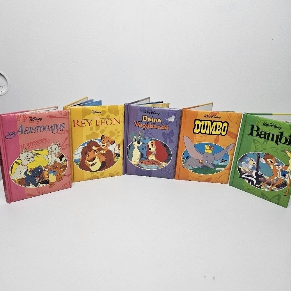 Disney Accents | Disney Book Collection Mini Libros En Espaol Para Nios | Color: Yellow | Size: Os