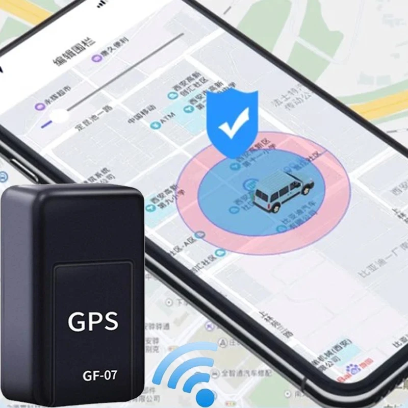 Dispositif de suivi GPS GF07 Mini traceur GPS pour voiture, application de positionnement GPS, aimant puissant, alarme anti-perte, localisateur GPS pour véhicule