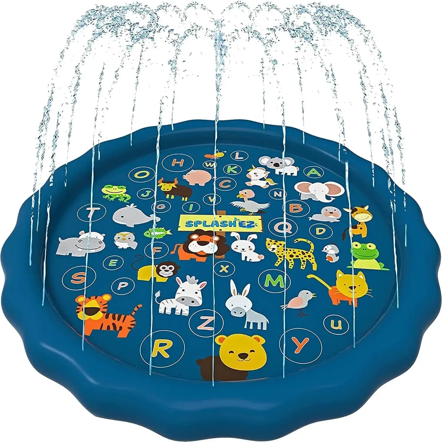 Tapis de jeu gonflable de pulvérisation d