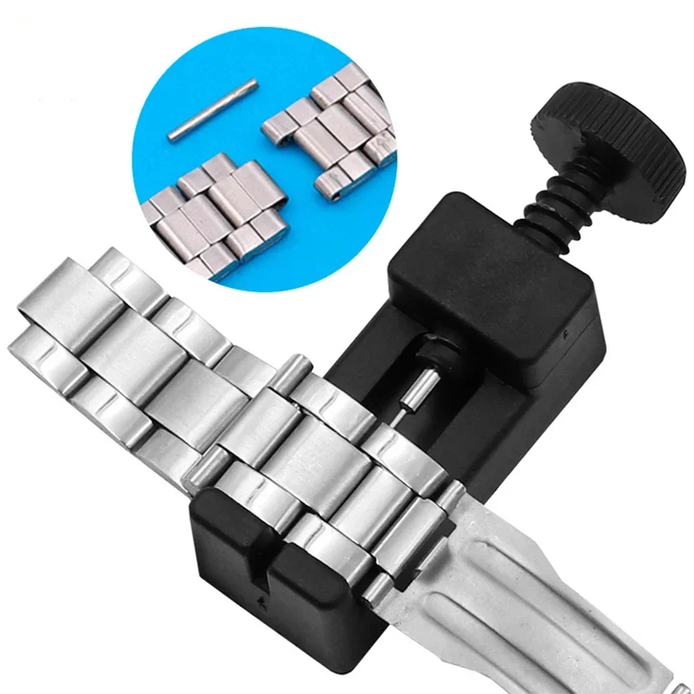 1 pièce : outils de réparation de montres, outil pour ajuster le bracelet de montre, avec outil pour retirer les maillons de bracelet et les goupilles, outil pour ajuster le bracelet, outil pour ouvrir les maillons du bracelet.