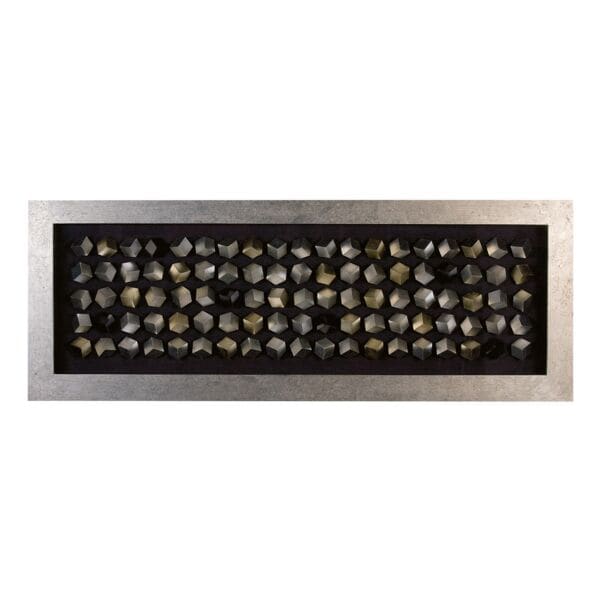 GILDE Bild »Cubes« braun, 160x60x7.5 cm