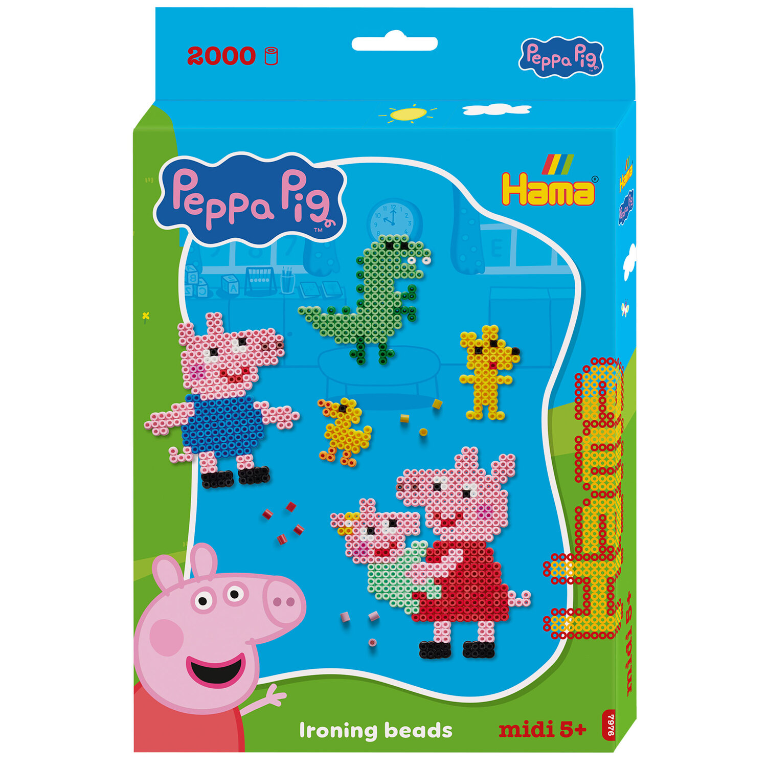 Hama Kit de perles à repasser "Peppa Pig"