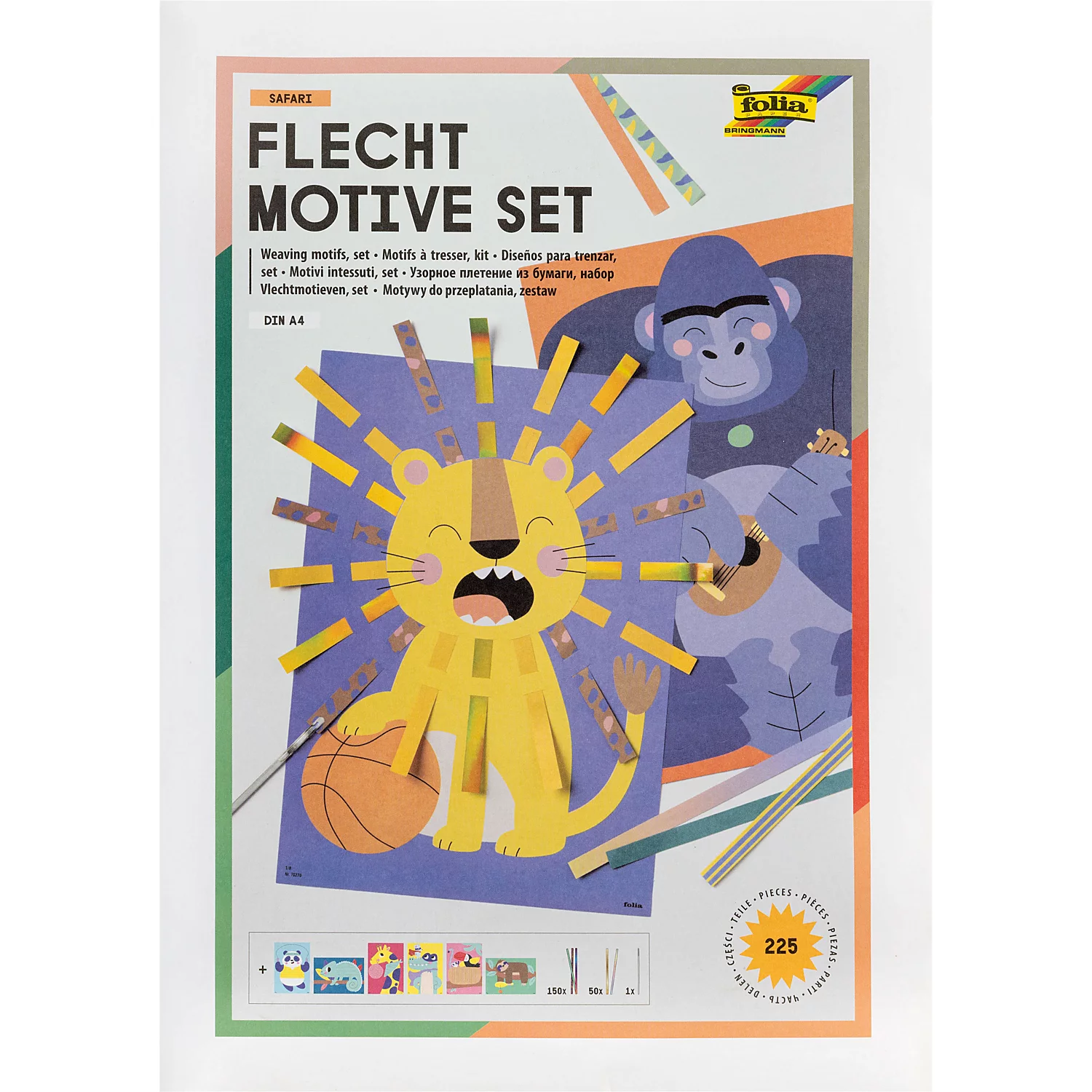 folia Flecht- und Webmotive Safari