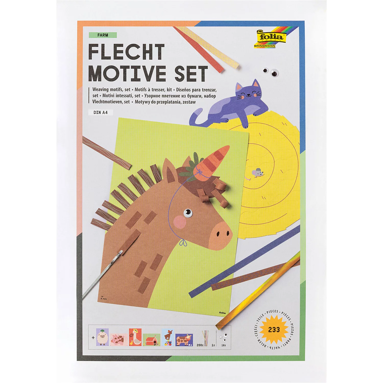 folia Flecht- und Webmotive Farm