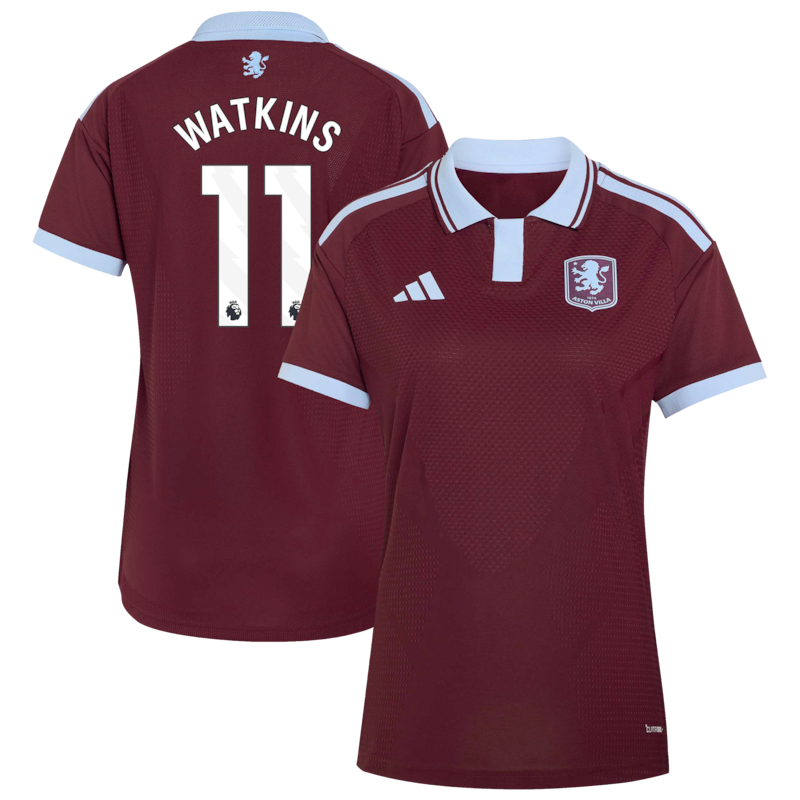Maillot Domicile Aston Villa adidas Authentic 26/27 - Femme avec flocage Watkins 11