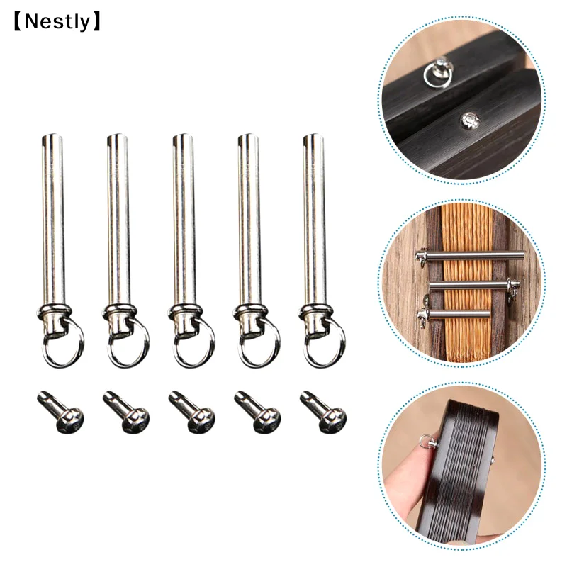 5 Sets Ventilatorzubehör, Handreparaturset, Metallnieten für Pendelleuchten, für Klappzubehörschaft, Edelstahlmutter〔Nest〕 Image