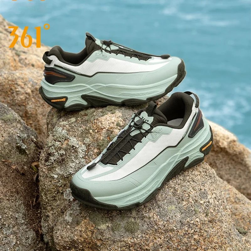 361 Degrees Wuyin Laufschuhe, dämpfende Allwetter-Trekking-Pendler-Sneaker, warme, langlebige Freizeit-Sneaker für Herren, 672616763 Image