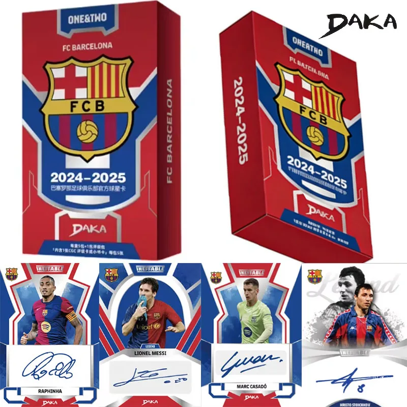 DAKA 2024-25 Barcelona ONE Series & TWO Series Offizielle Fußballspieler-Sammelkarten Sammlerstück Geschenk Image