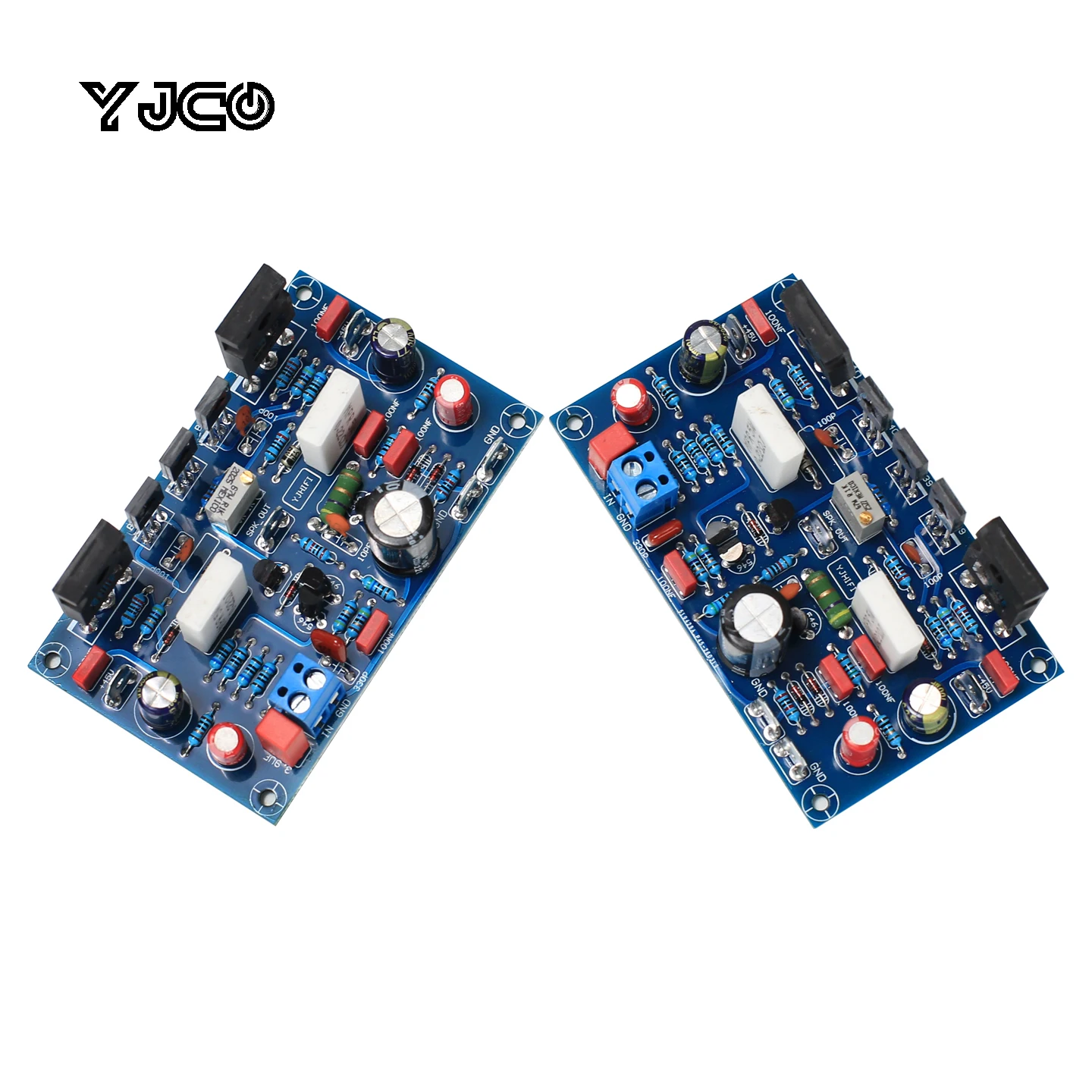 YJCO 1 Paar IRF240 MOSFET Verstärkerplatine 100W Einkanal-HiFi-Audio-Leistungsverstärkermodul ±35V~±45V Geringe Verzerrung 0,012% THD Image