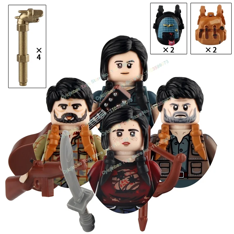 DT8908 Comic-Serie Bausteine Jungen Rollenspiel-Actionfiguren Gitarrenzubehör Sammlersteine für Kinderspielzeug Geschenke Image