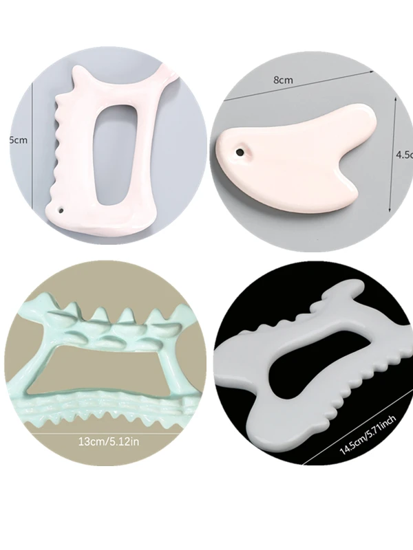 【rrkxa】 Planche de Massage GuaSha en céramique, outils de soins du corps du visage, grattoir, Relaxation du corps pour le Lifting du visage, Massage SPA du corps du cou