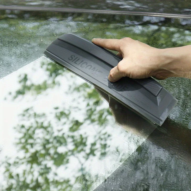 1pc Nicht-Scratch Weiche Handliche Rakel Auto Wrap Werkzeuge Wasser Fenster Wischer Trocknen Klinge Sauber Schaben Film Schaber zubehör Image