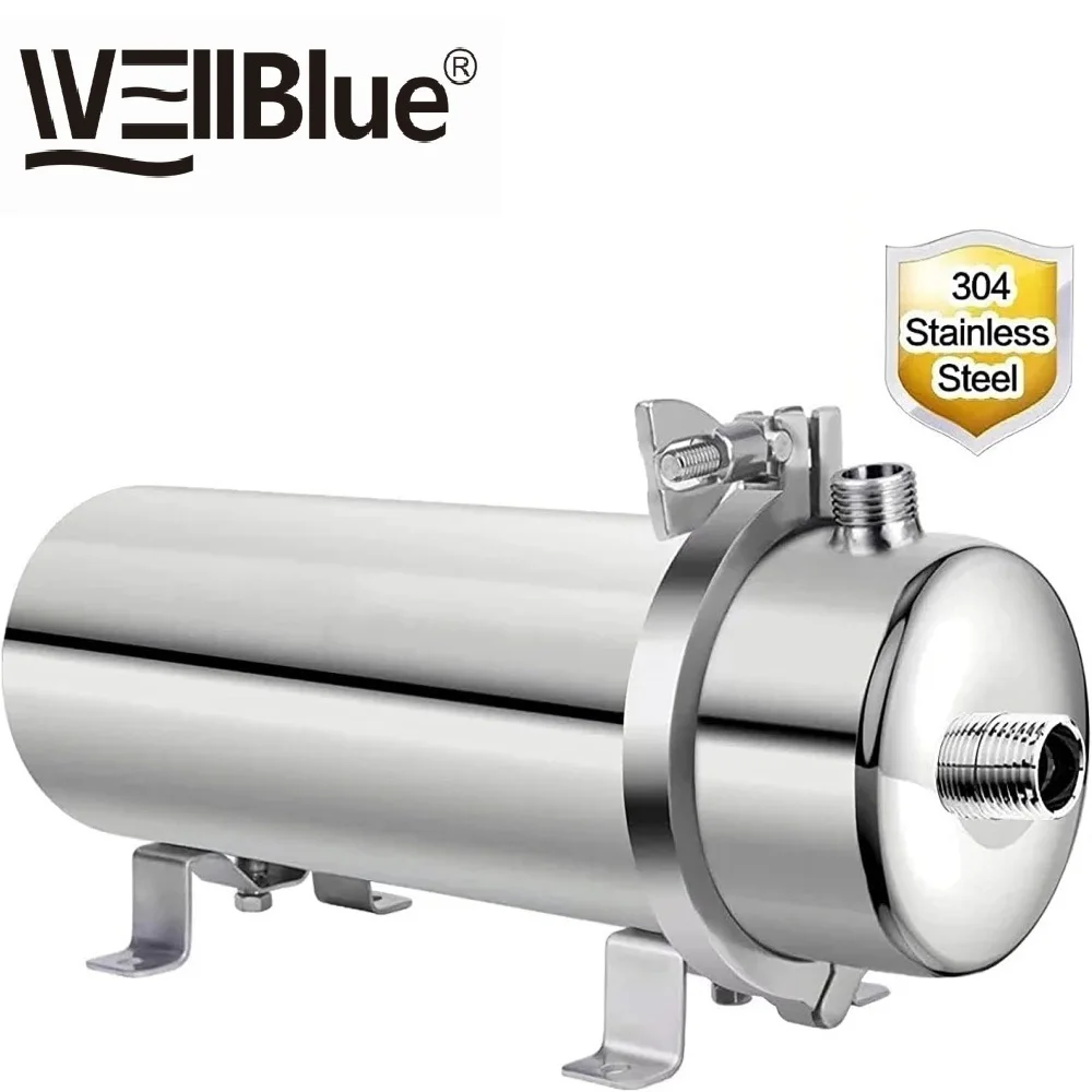 304 Edelstahl Ganzhauswasserfilter, Wiederverwendbares PVDF-Ultrafiltrationssystem, Kommerzieller & Haushalts-Wasserreiniger Image