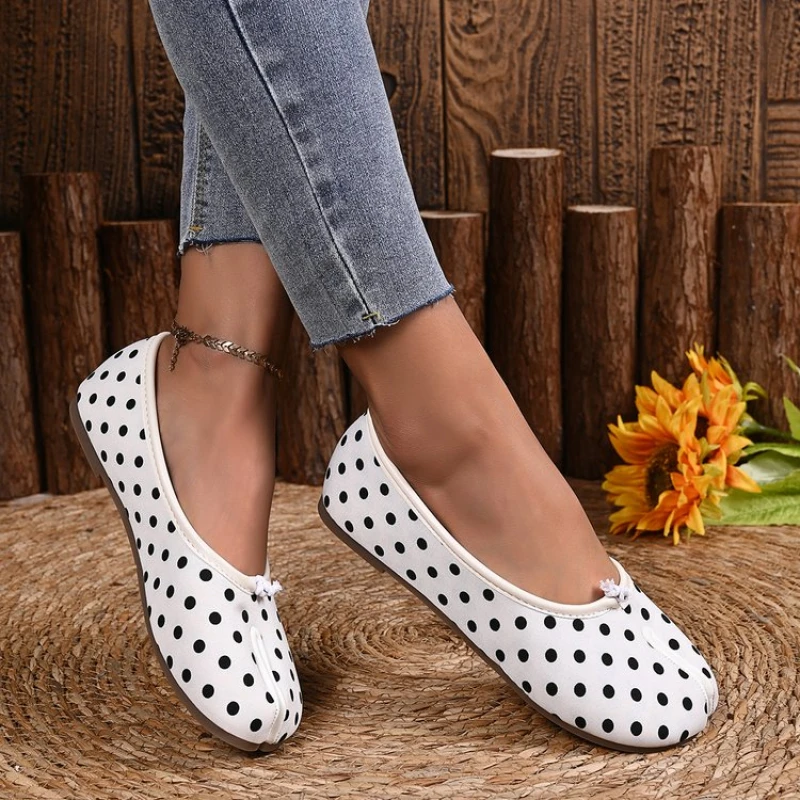 2026 Ganzjahres-Neuheit: Damen-Slipper mit flacher Sohle – Bequeme Mutter-Schuhe mit Schleife, verschiedene Optionen erhältlich, Freizeitschuhe Image