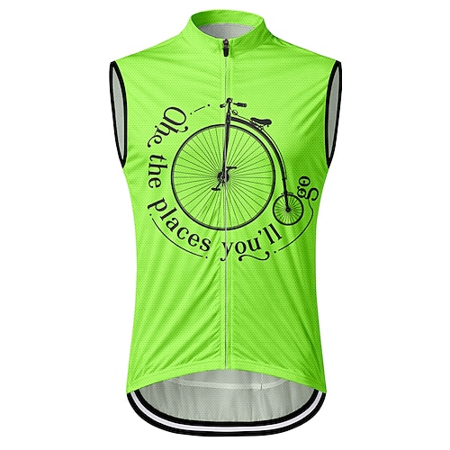 Fahrradweste Radtrikot Geometrisch Ärmellos Fahhrad Weste / Gilet Trikot Oberteil mit 3 Gesäßtaschen Schnelltrocknend Rückentasche Feuchtigkeitsableitend Atmungsaktiv Sport Schwarz Rot Königsblau Image