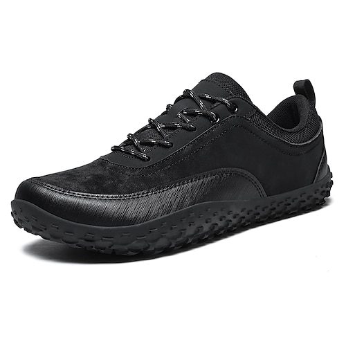 Grüne Herren-Wanderschuhe, Schnürschuhe für Outdoor-Aktivitäten, Wanderschuhe mit dicker, rutschfester Sohle für Reisen, Camping und den Alltag Image