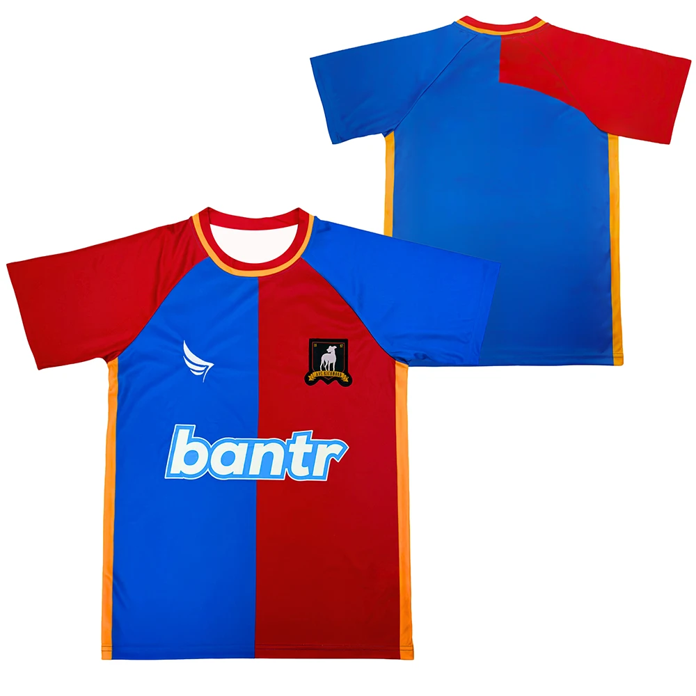 Maillot de football rétro 2026 inspiré de la série TV Ted Lasso, domicile et extérieur, en polyester imprimé, séchage rapide, pour hommes et femmes