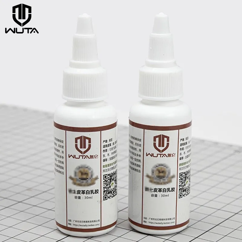 WUTA 1Pc 30ml Amerikanischen Leder Zement Starke Klebstoffe Reparatur Weiß Kleber Quick Dry Liquid Kleber Für Leder Papier und Holz